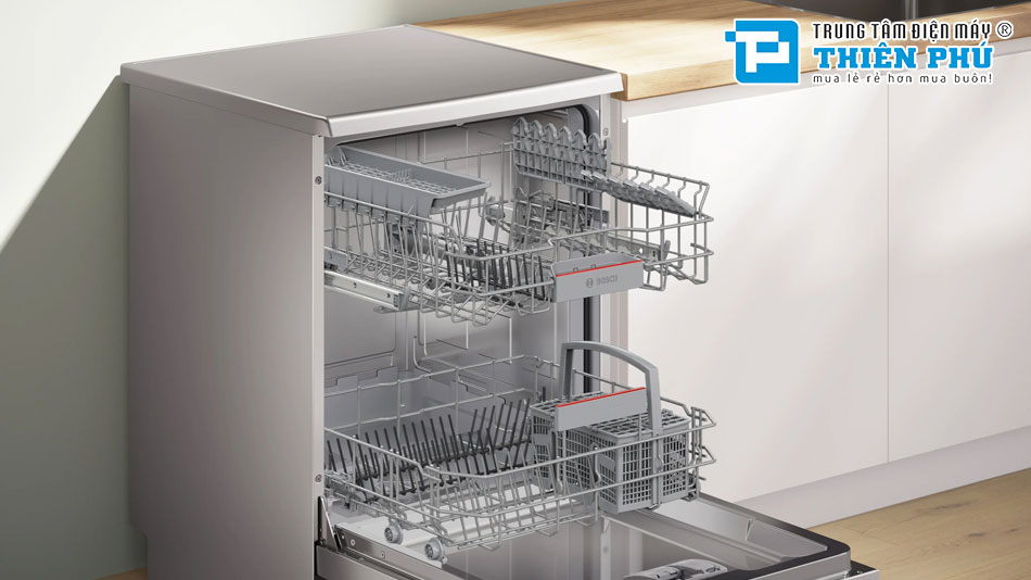 Máy Rửa Bát Bosch SMS4HTI16E 13 Bộ Series 4