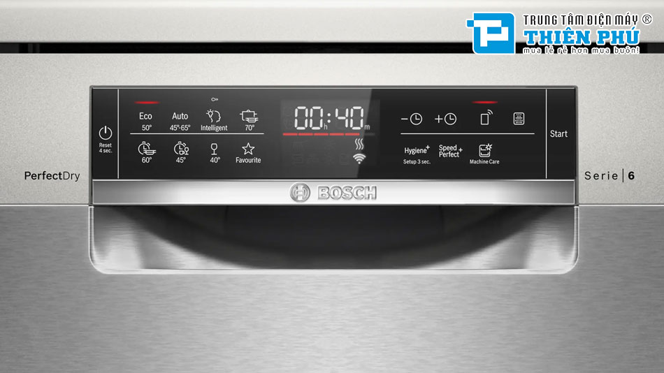 Máy Rửa Bát Bosch SMS6ZCI02P 14 Bộ Series 6