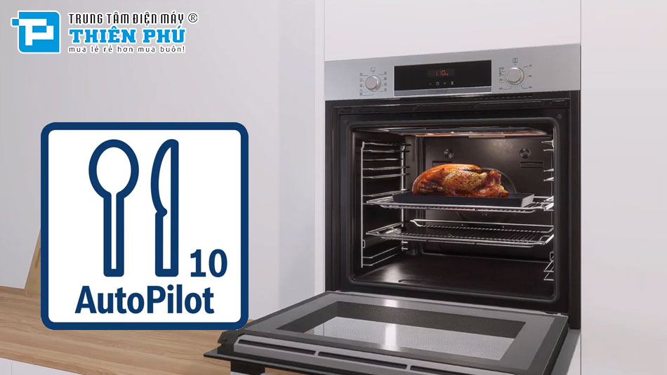 Lò Nướng Kèm Hấp Bosch HQA574ES3 71 Lít Series 4