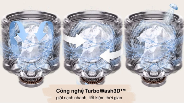 Máy giặt LG cửa trên T2519SX5G giặt sạch hiệu quả, giá chỉ từ 10 triệu đồng