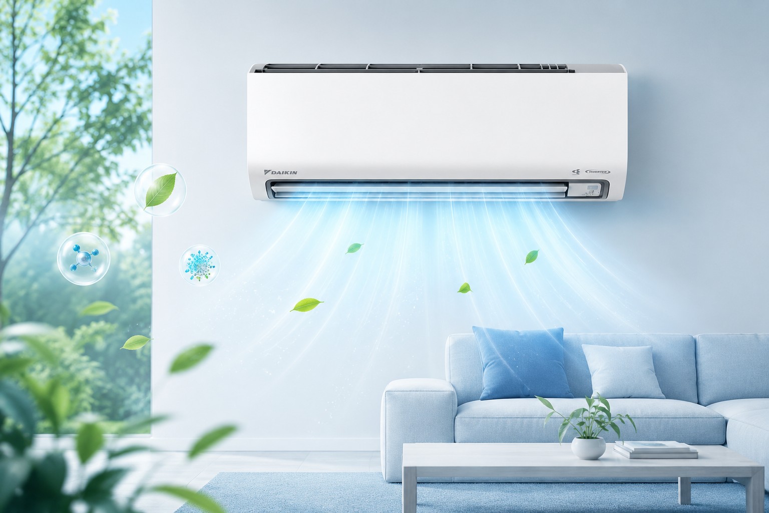 Điều hòa Daikin 1 chiều FTKF60ZVMV, điều hòa không chỉ để làm mát