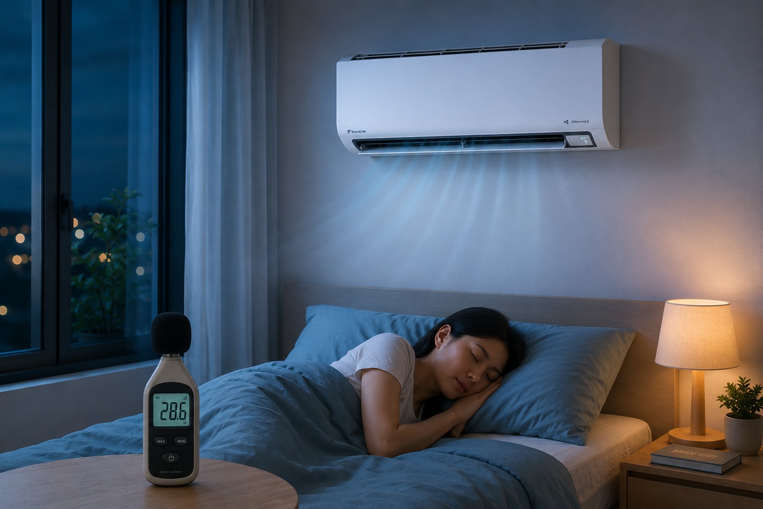 Điều hòa Daikin 24000btu FTKF71ZVMV chạy có êm không? Đánh giá độ ồn thực tế