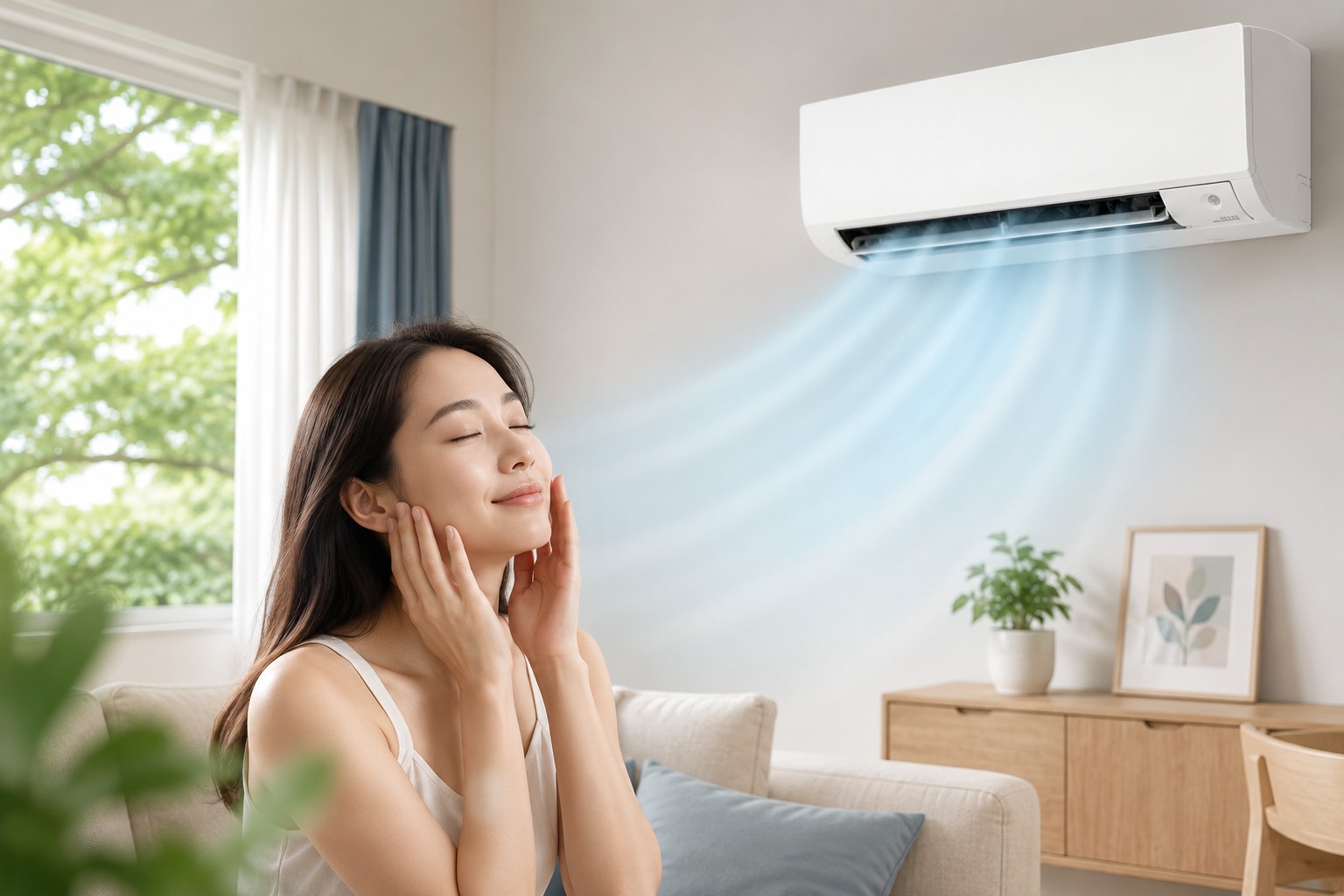 Khám phá chế độ Humi Comfort Plus chống khô da trên điều hòa Daikin 24000btu FTKM71AVMV