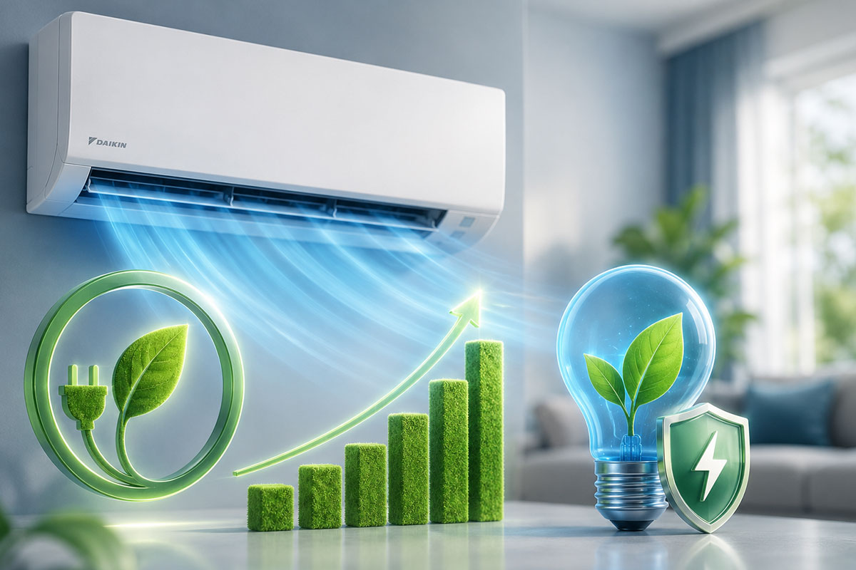 Chỉ số CSPF 5.20 của điều hòa Daikin FTKF50ZVMV nói lên điều gì về khả năng tiết kiệm điện?
