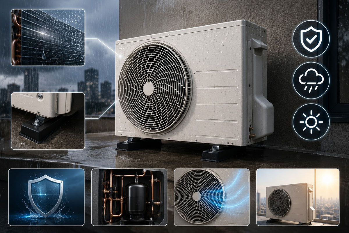 Đánh giá độ bền điều hòa Panasonic CS-RU18CKH-8BD, cục nóng chống ăn mòn mới có tốt?