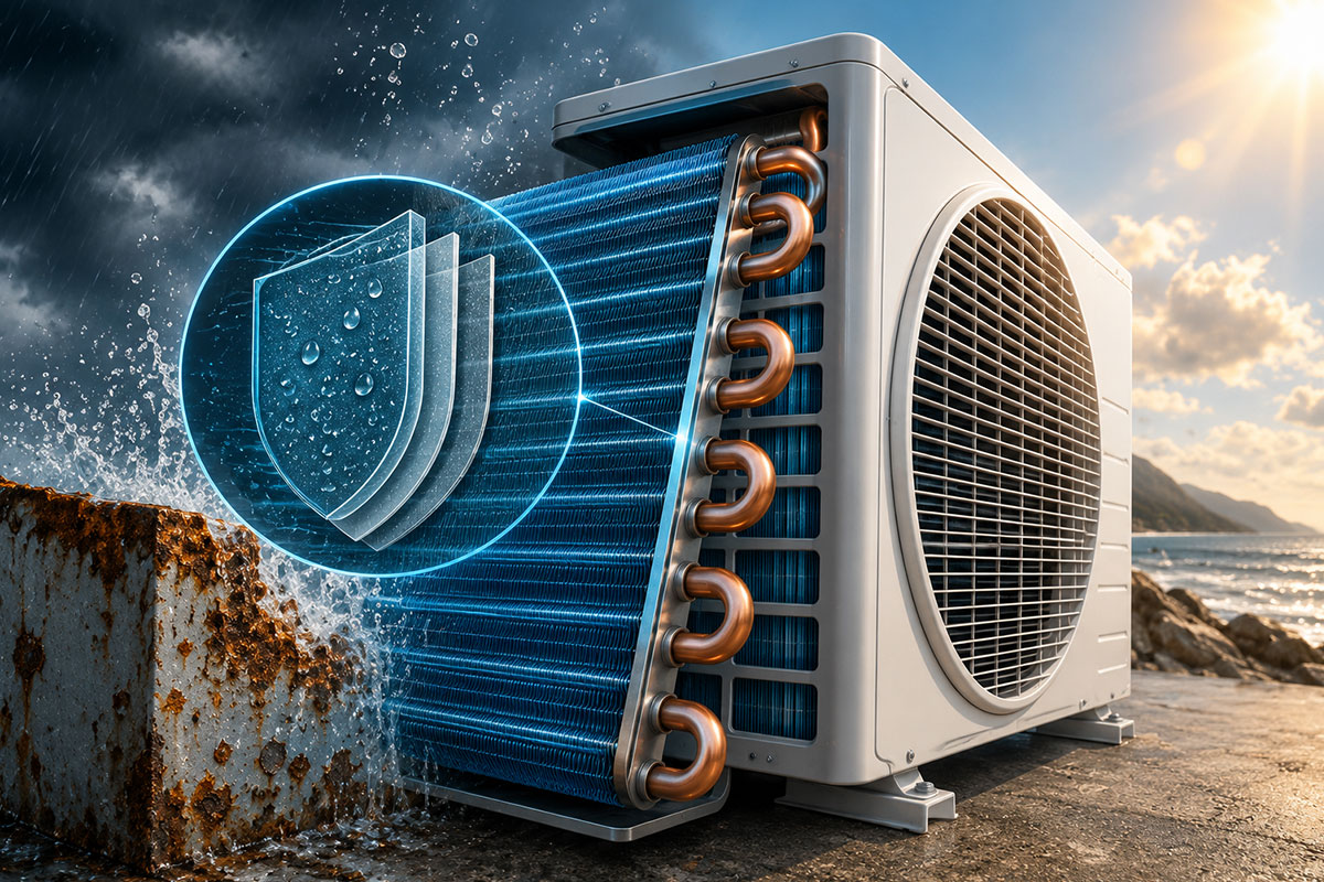 Dàn tản nhiệt chống ăn mòn siêu bền, lý do điều hòa Daikin FTF85XV1V thách thức thời gian