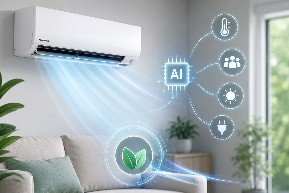 Tìm hiểu về chế độ ECO tích hợp AI trên điều hòa Panasonic hoạt động như thế nào?