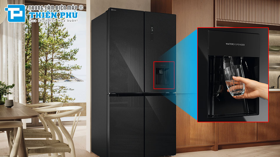 Tủ Lạnh Electrolux Inverter Multi Door 562lit EQE5755A-B