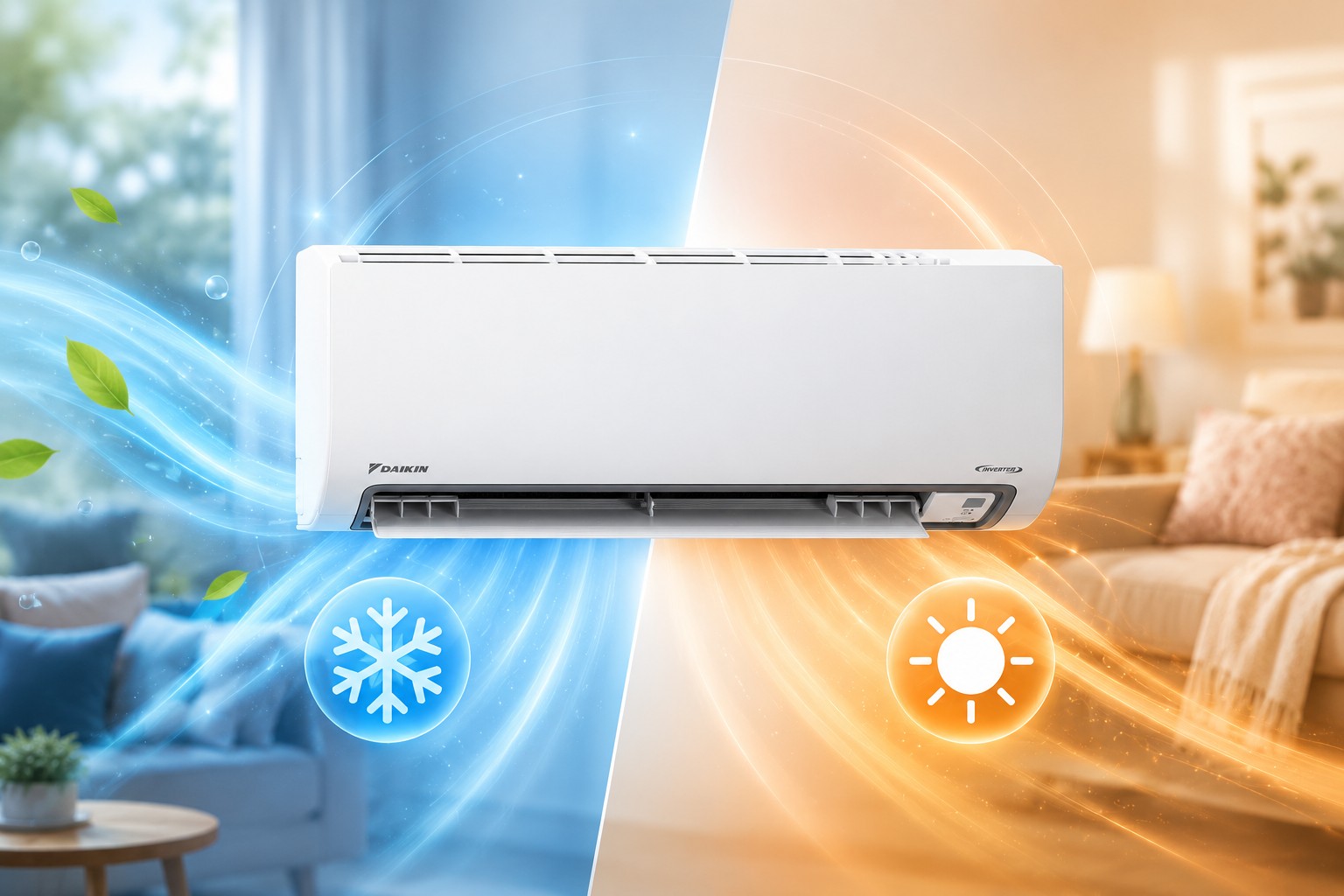 Điều hòa Daikin FTHB50ZVMV có gì khác biệt với các dòng 2 chiều thông thường?