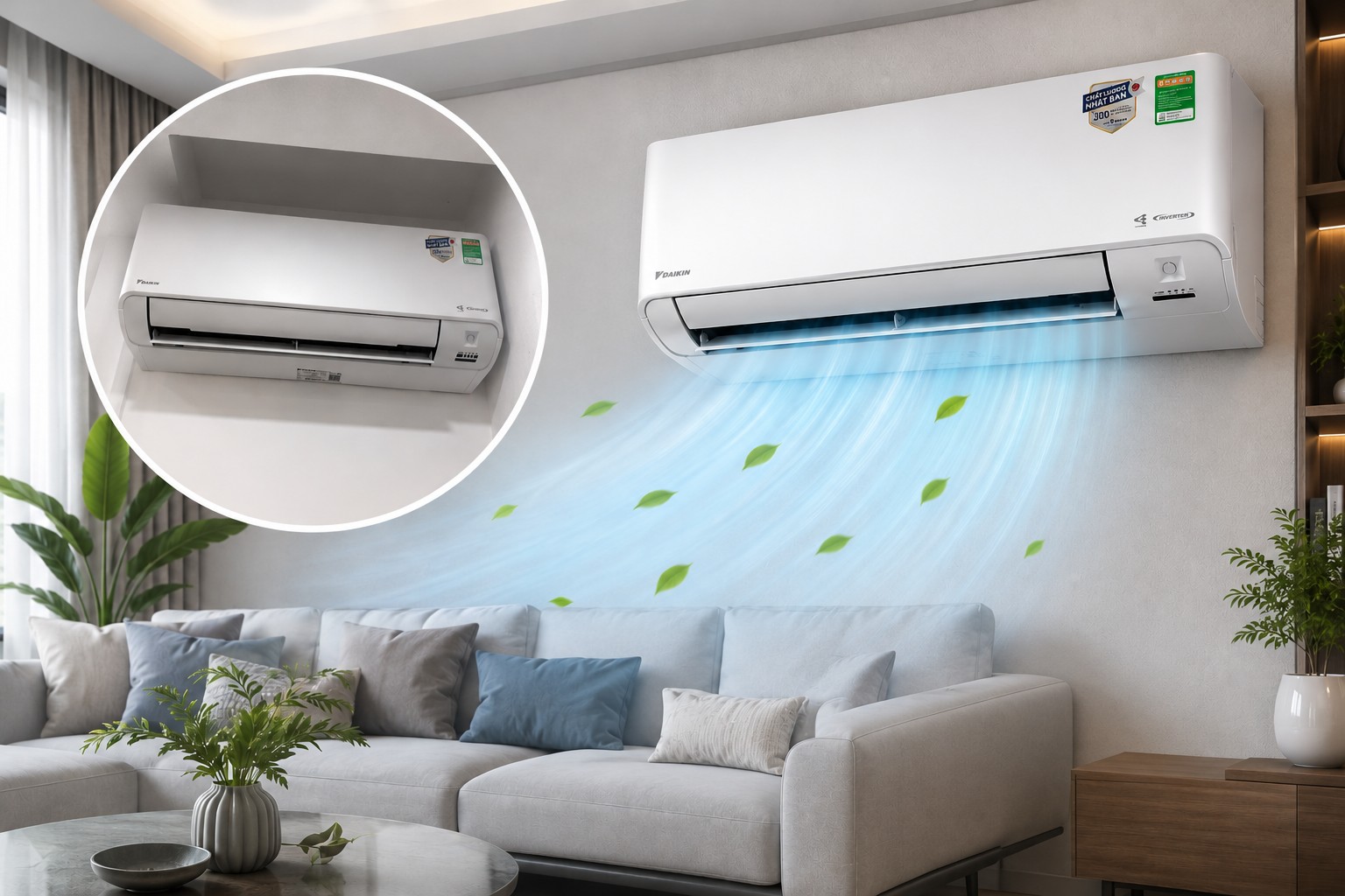 Review điều hòa Daikin 18000BTU FTKY50ZVMV, 5 ưu điểm vượt trội so với thế hệ cũ FTKY50WVMV