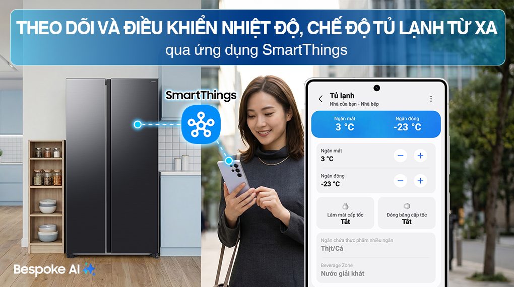 3 ưu điểm tuyệt vời đến từ tủ lạnh Samsung RS70F65Q3FSV bạn nên biết