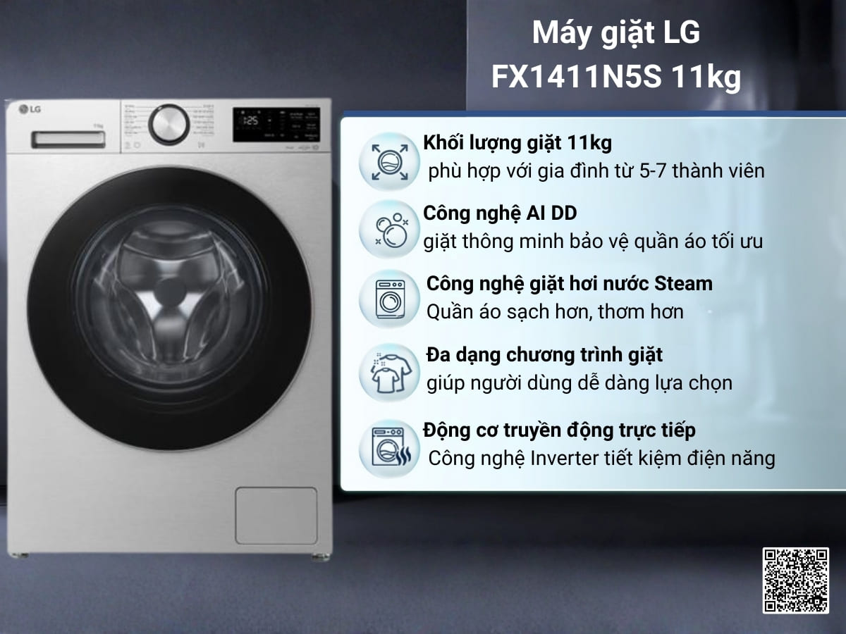 Khám phá TOP 4 máy giặt LG giá rẻ được thịnh nhất 2026