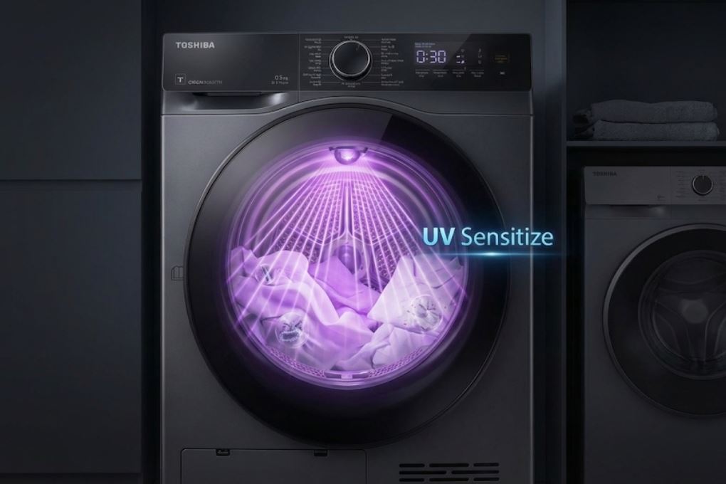 Máy sấy quần áo Toshiba 8kg TD-T21B90HWV(MG) chi phí hợp lý đáng đầu tư