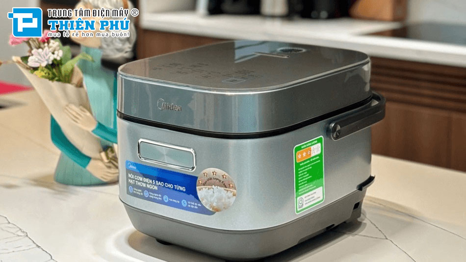 Nồi Cơm Điện Cao Tần Midea 1.8 Lít MRI180T2BDG