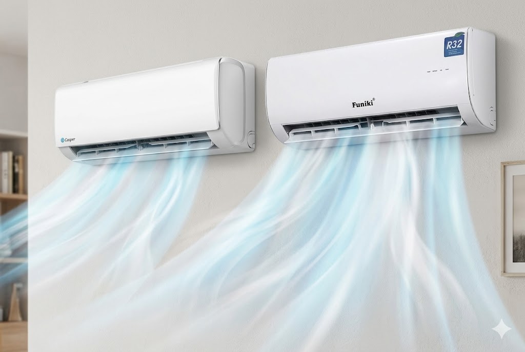 So sánh điều hòa Casper SC-24FB36M và Funiki HSC24TMU: Kẻ tám lạng, người nửa cân