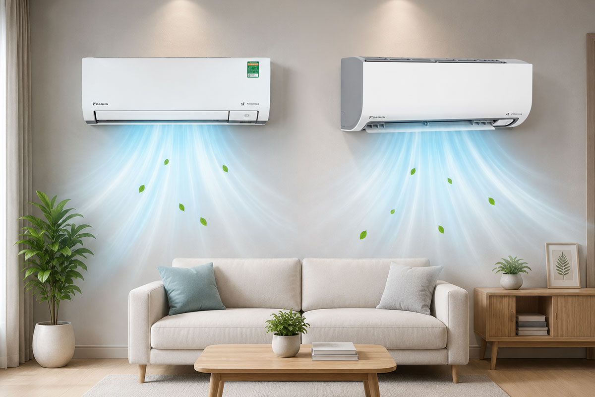 So sánh hai model điều hòa Daikin FTKM35AVMV và FTKF35ZVMV có điểm gì khác biệt?