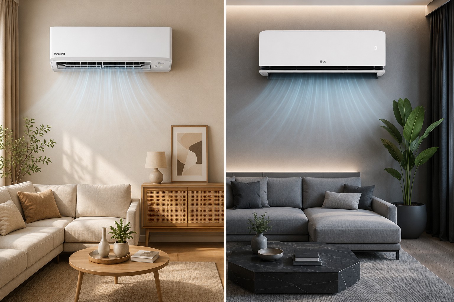 So sánh điều hòa Panasonic CS-RU9CKH-8D và LG IDC09B2, nên chọn máy nào ở 2026?