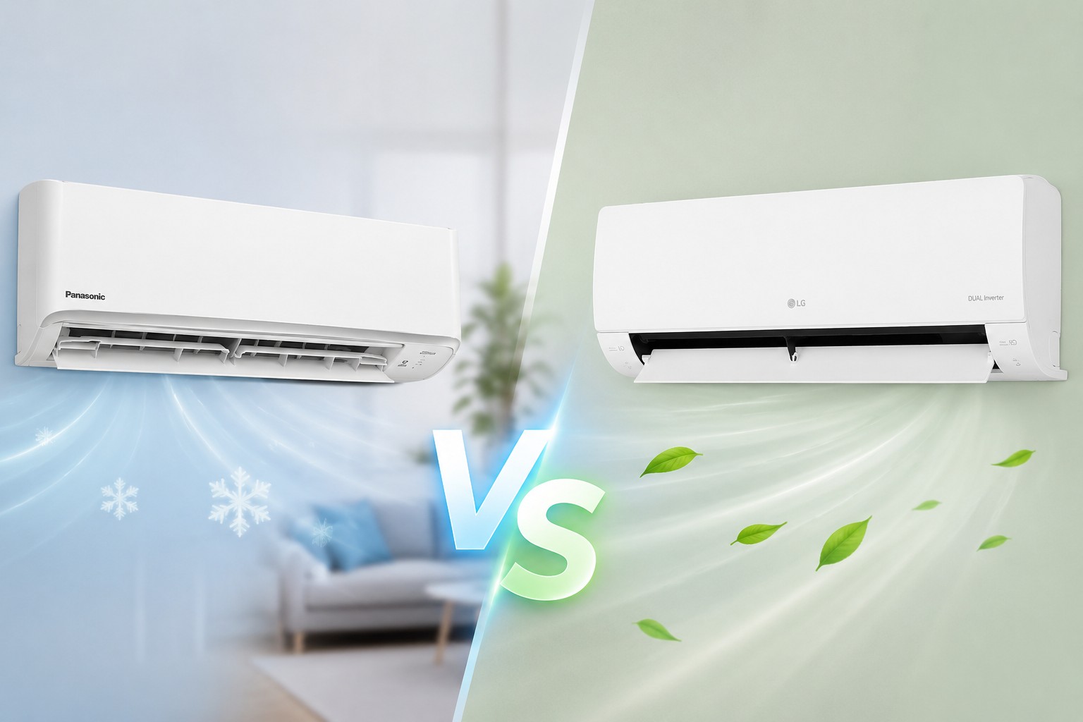 So sánh điều hòa Panasonic CS-RU9CKH-8D và LG IEC09M2: Nên mua loại nào năm 2026?