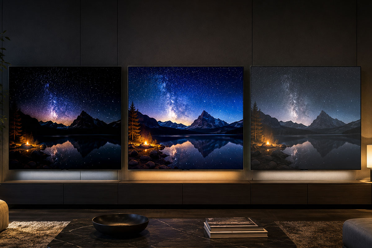 So sánh các tấm nền: Phân biệt thực tế giữa tivi Sony OLED, Mini LED và LED thường