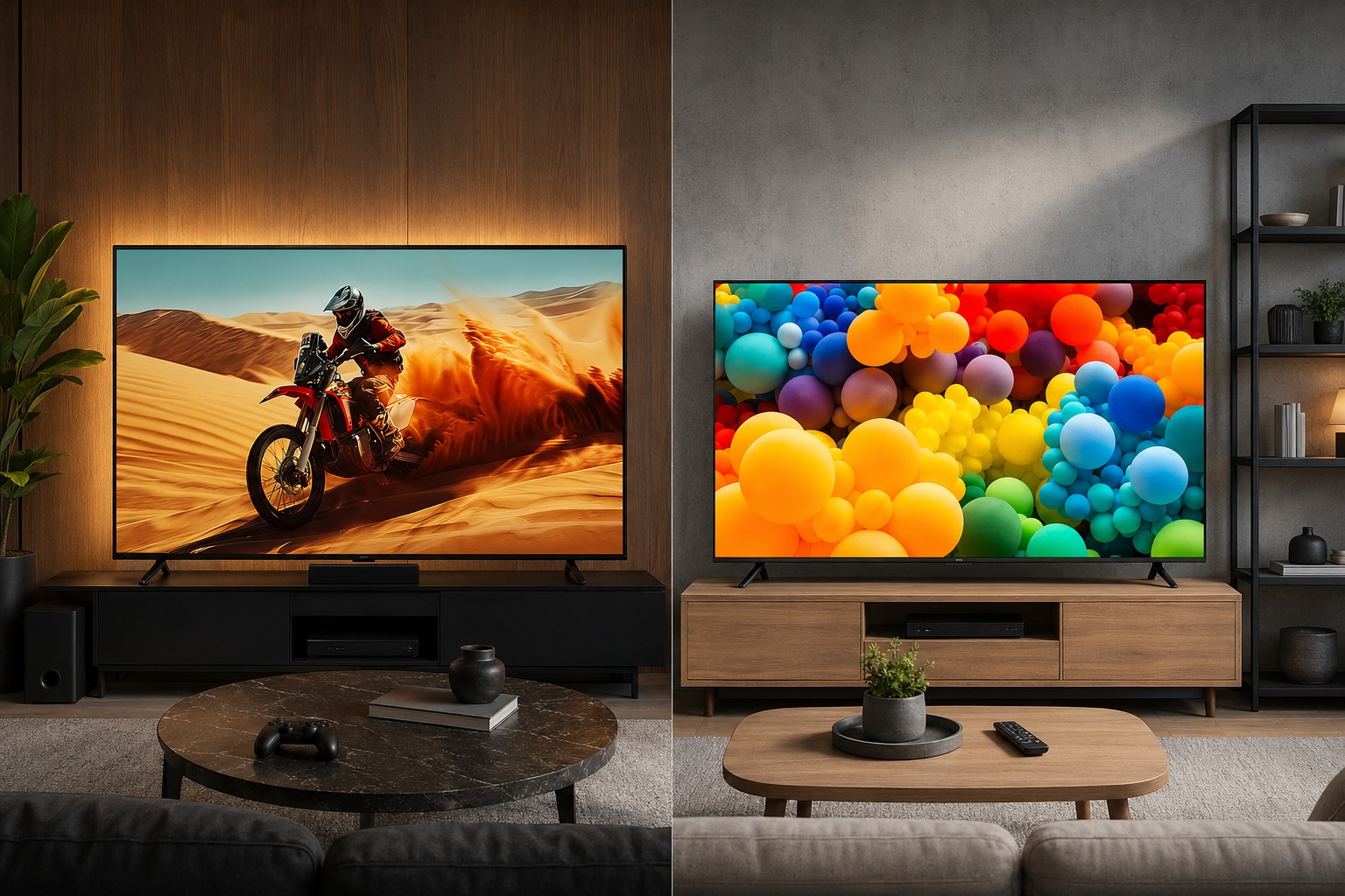 So sánh tivi Sony K-55S20M2 và TCL 55P638, sự khác biệt giữa loại đắt và rẻ