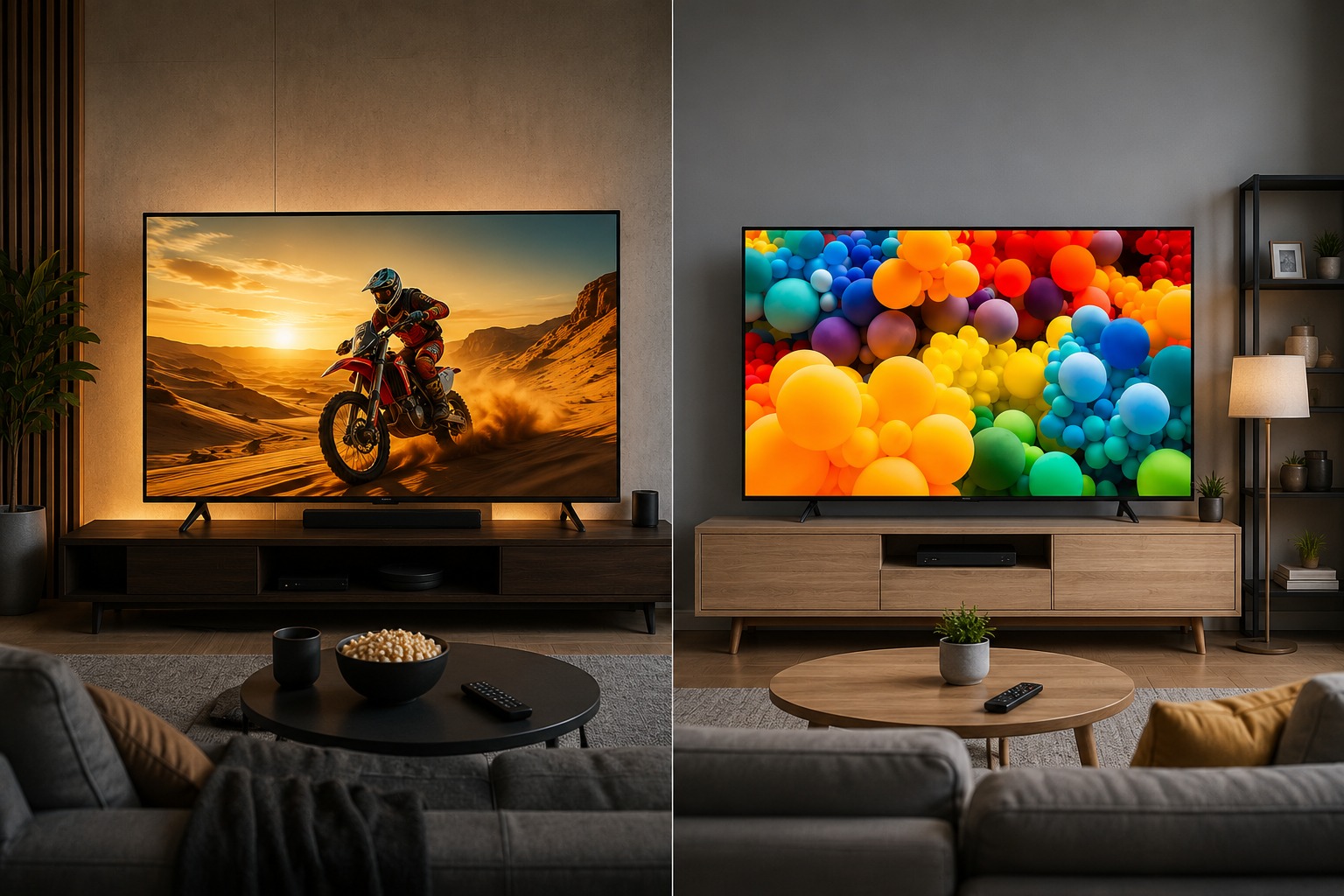 So sánh tivi Sony K-55S20M2 và TCL 55P638, sự khác biệt giữa loại đắt và rẻ