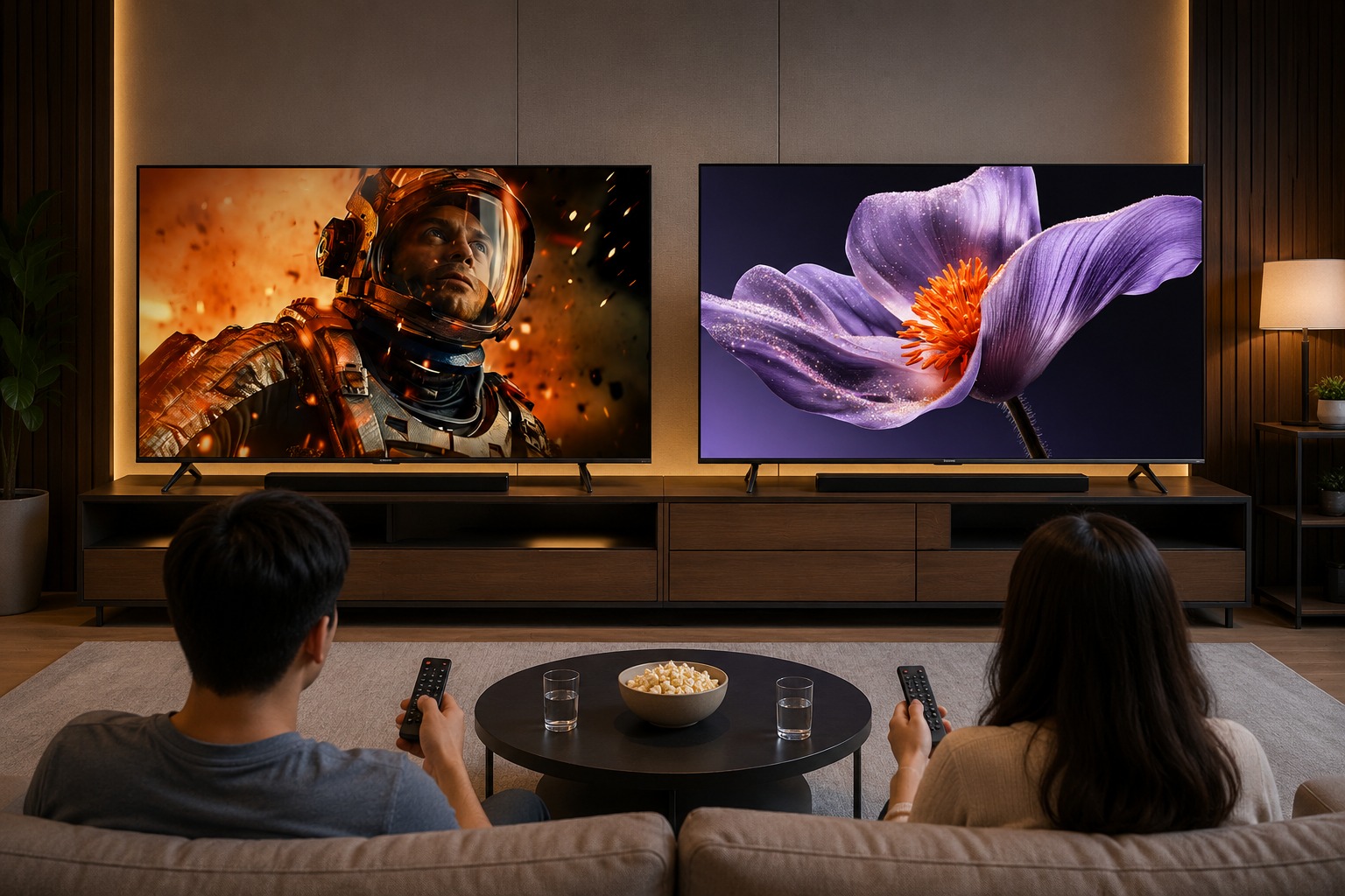 So sánh tivi Sony K-55XR50 và Xiaomi L55MB-SSEA, nên chọn mua tivi Mini LED nào?