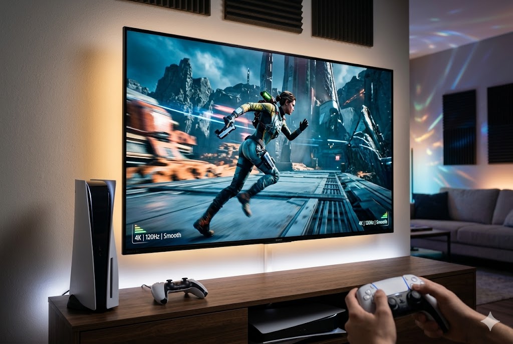 Đánh giá tivi Sony K-65XR50 cho PS5 chiến game 4K 120Hz mượt đến mức nào?