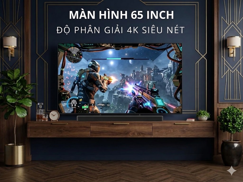 Đánh giá tivi Sony K-65XR50 cho PS5 chiến game 4K 120Hz mượt đến mức nào?