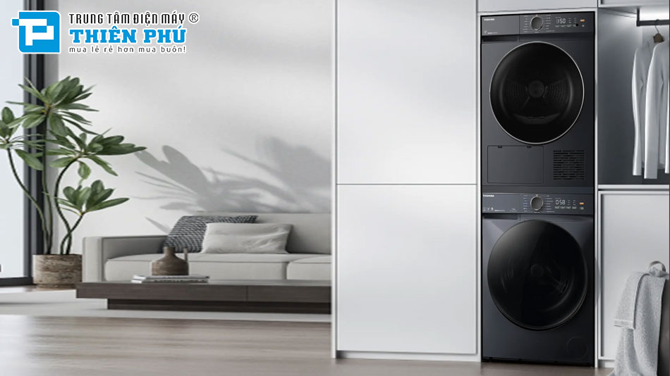 Máy sấy quần áo Toshiba 8kg TD-T21B90HWV(MG) chi phí hợp lý đáng đầu tư