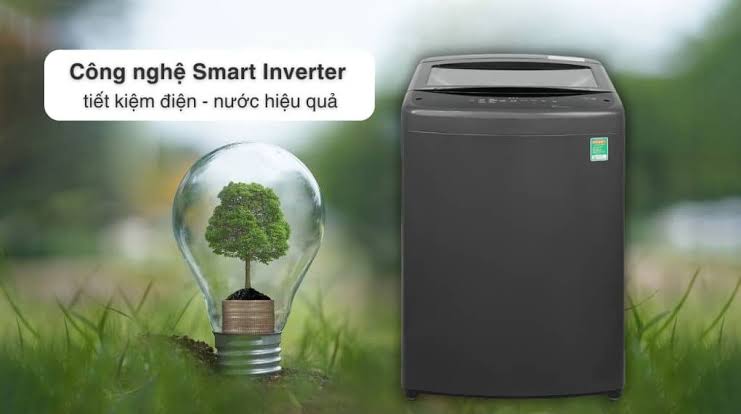 Máy giặt LG lồng đứng 15Kg T2515VBTB giá siêu hợp lý, hội tụ công nghệ hiện đại lại rất tiết kiệm điện