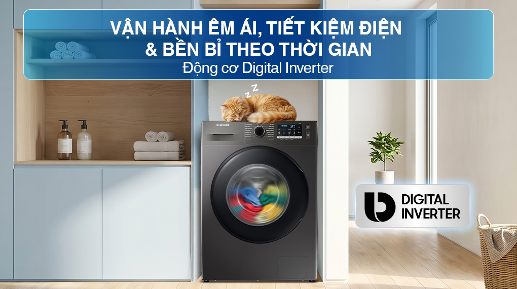 Máy giặt sấy Samsung giá rẻ WD10HG4U04BBSV mới ra mắt có gì đặc biệt? 