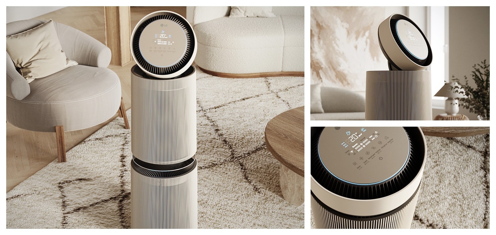 Cách máy lọc không khí LG PuriCare 360 Alpha PET AS10GDBY0 bảo vệ sức khỏe gia đình bạn