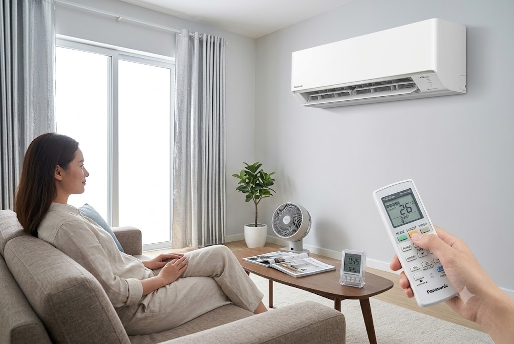 Dùng điều hòa Panasonic 18000btu CS-RU18CKH-8D thế nào để không lo tiền điện?