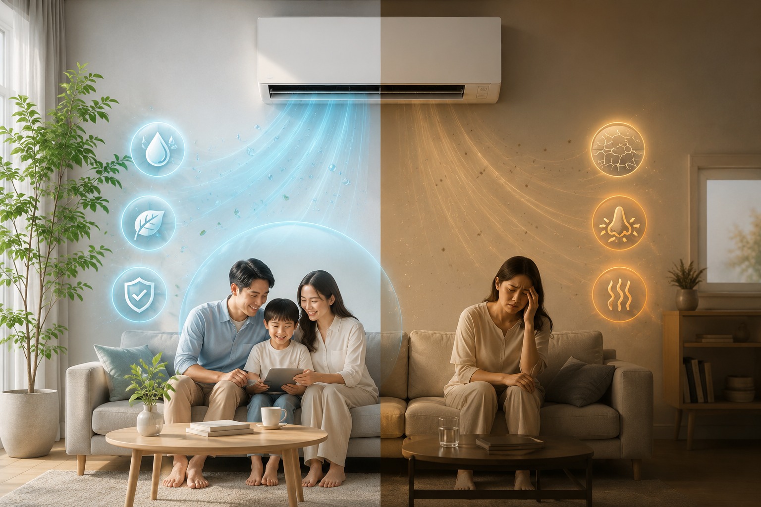 Cân bằng độ ẩm thông minh, điều hòa Panasonic CS-XU18BKH-8 ăn đứt các máy thông thường
