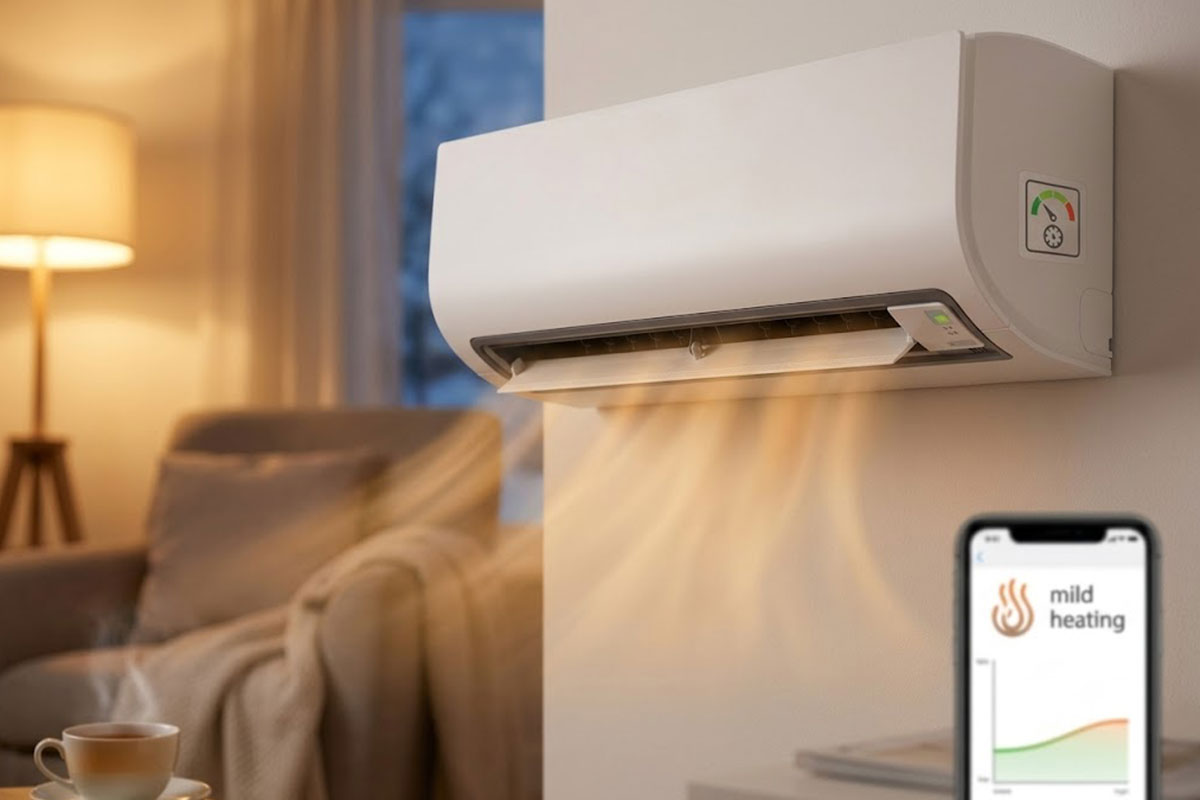 Chức năng sưởi nhẹ trên điều hòa Daikin FTHB60ZVMV hoạt động thế nào, có tốn điện không?