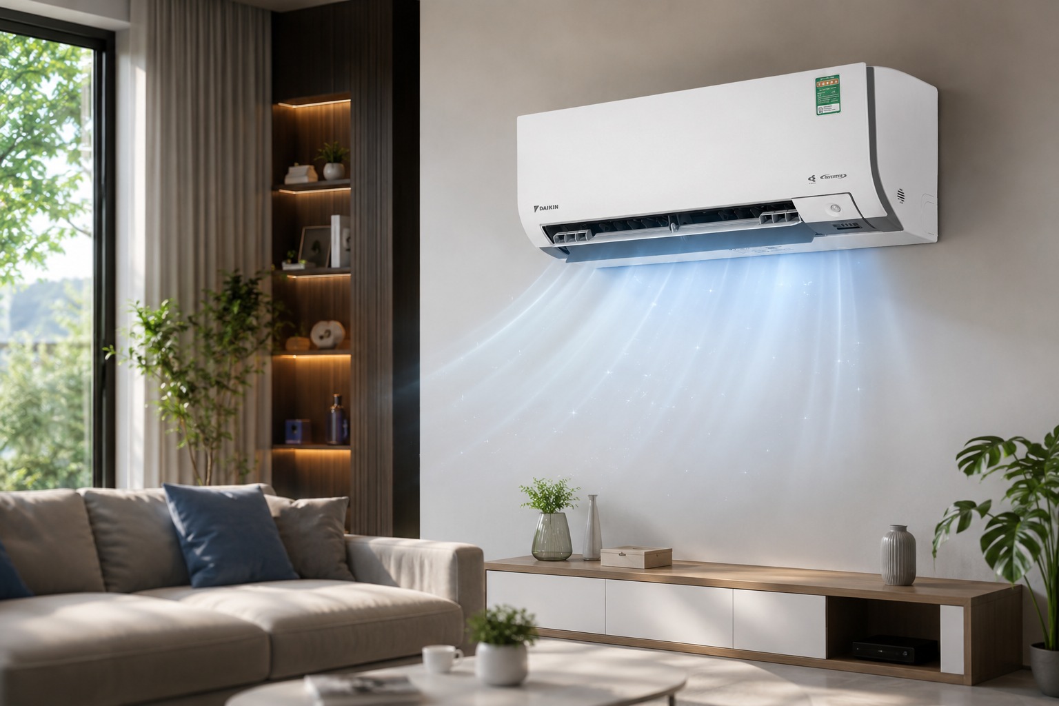 Điều hòa Daikin 18000btu FTKM50AVMV giá đắt gấp đôi máy thường liệu có đáng tiền?