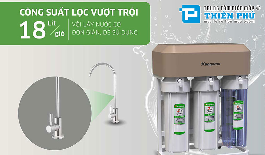 Máy Lọc Nước Kangaroo Hydrogen KG12K3-H1 12 Lõi