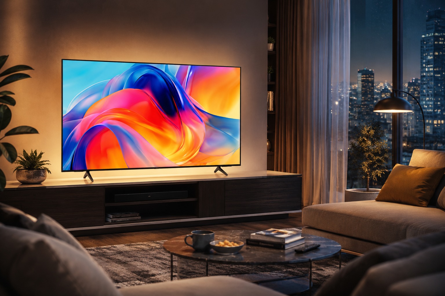 Review tivi Samsung UA65M71HAKXXV, bước chuyển mình của smart Tivi trong kỷ nguyên AI