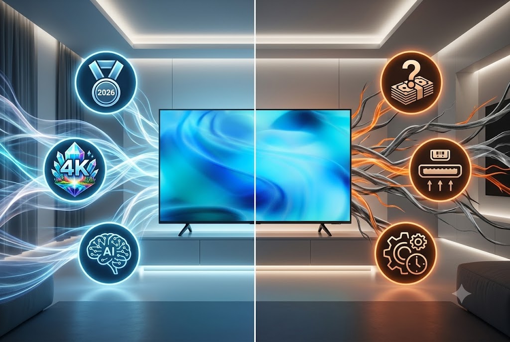 Đánh giá ưu nhược điểm của smart tivi Samsung 75 inch UA75U8000HKXXV năm 2026