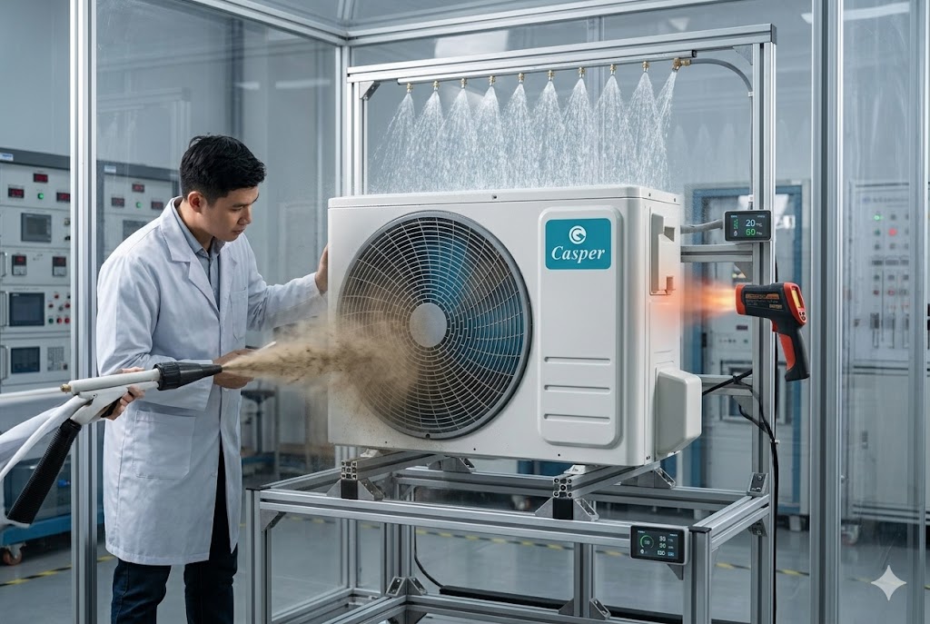 Sợ điều hòa giá rẻ nhanh hỏng, xem ngay độ bền thực tế của điều hòa Casper GC-12IB36