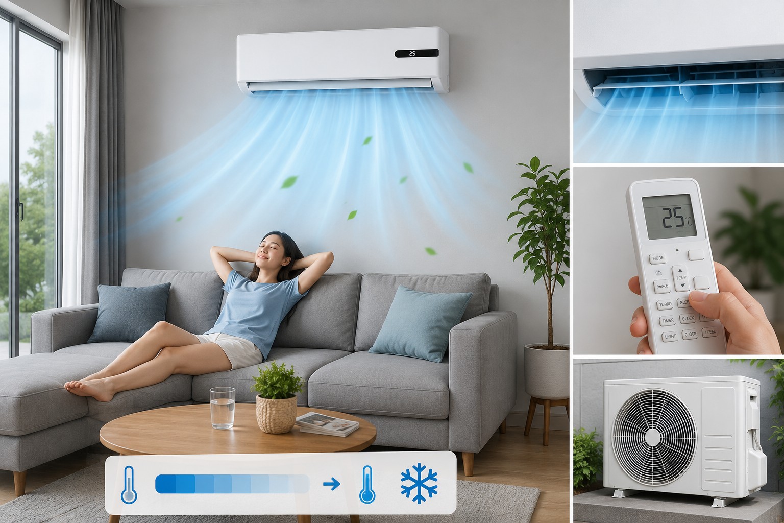 Điều hòa Casper 12000btu 1 chiều GC-12IB36 làm lạnh có sâu không hay chỉ mát hiu hiu?