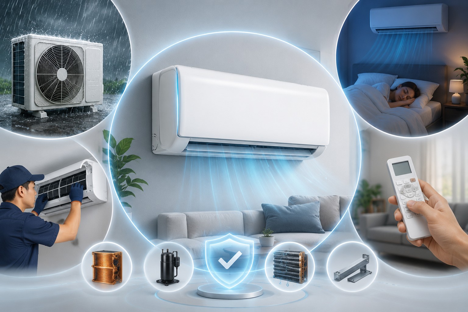 Đánh giá thực tế về độ bền và khả năng vận hành của điều hòa Casper Inverter JC-09IU36
