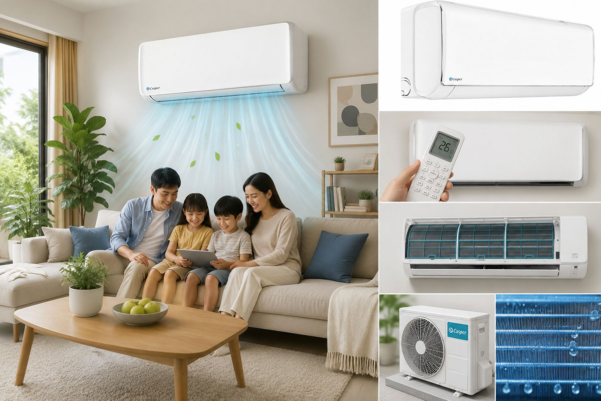 Đánh giá điều hòa Casper 24000btu SC-24FB36M sau 3 tháng sử dụng, điểm đáng tiền ở đâu?