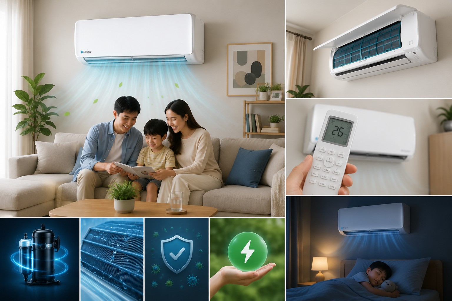 Đánh giá điều hòa Casper 24000btu SC-24FB36M sau 3 tháng sử dụng, điểm đáng tiền ở đâu?