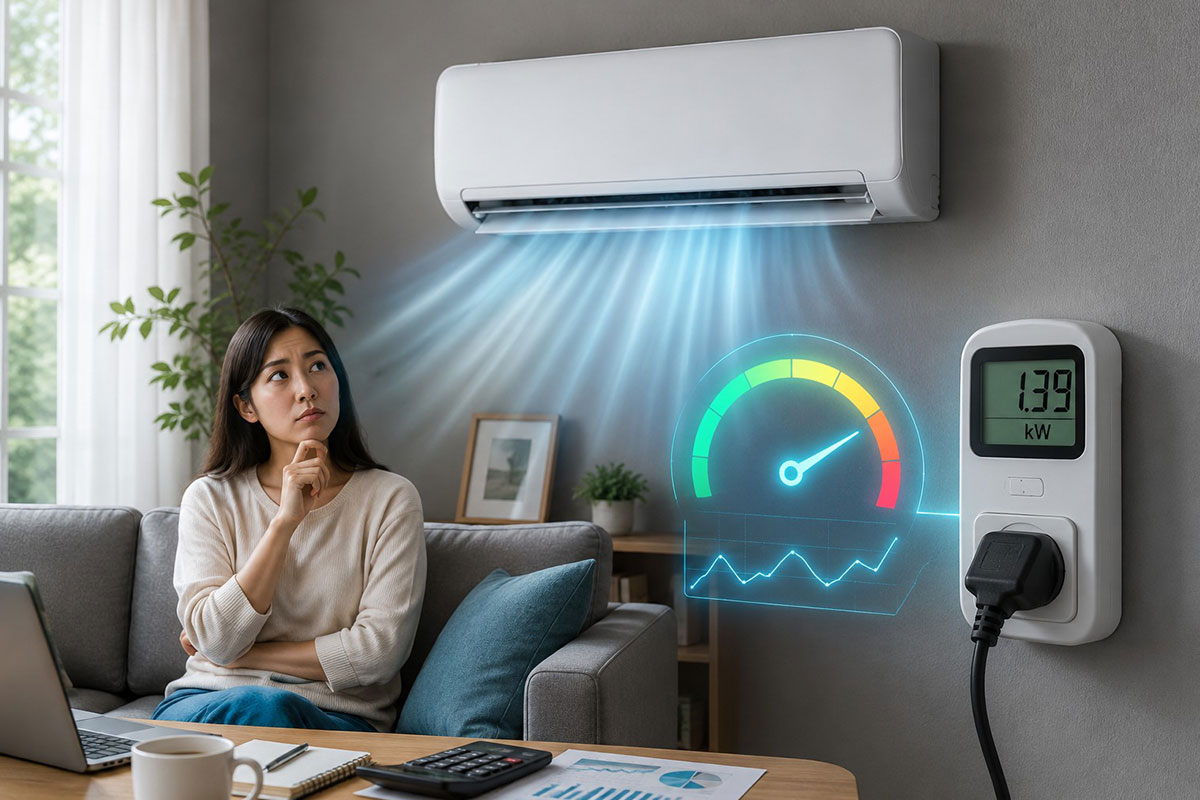 Điều hòa Casper 18000btu SC-18FB36M có tốn điện không? Công suất tiêu thụ thực tế