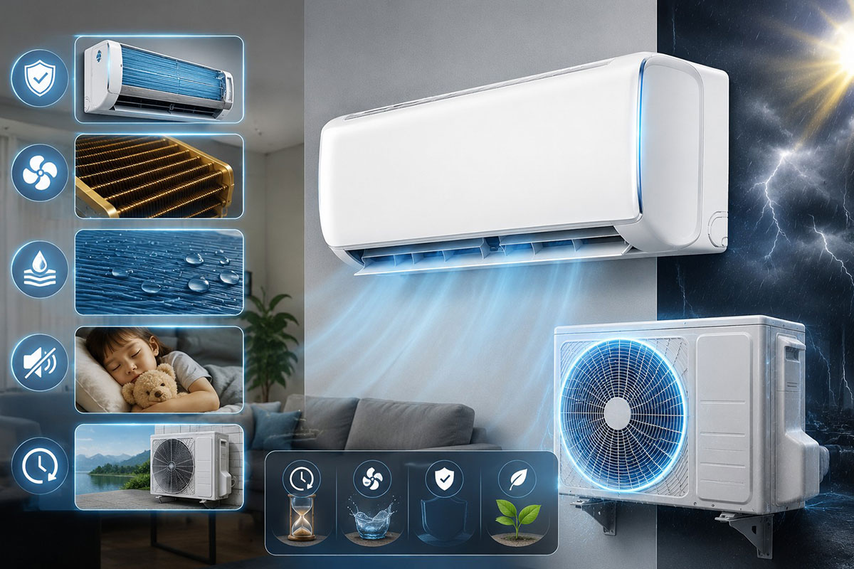 Tại sao điều hòa Casper 24000btu SC-24FB36M có độ bền thách thức thời gian?