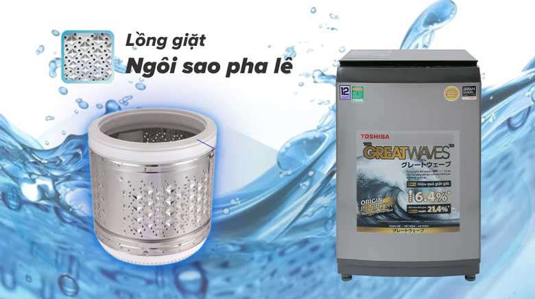 Máy Giặt Toshiba Inverter 12Kg AW-DUK1300KV(SG) Lựa Chọn Hoàn Hảo Cho Gia Đình Đông Thành Viên