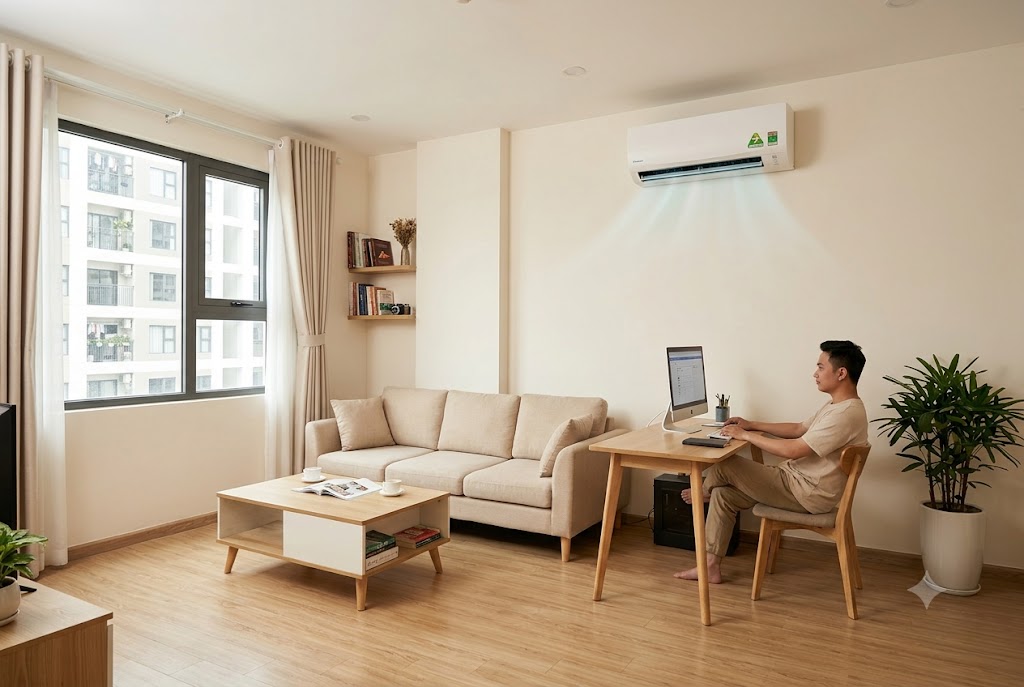 Phòng 20 - 30m2 lắp điều hòa Daikin FTF50XV1V có bị thừa hay thiếu công suất không?
