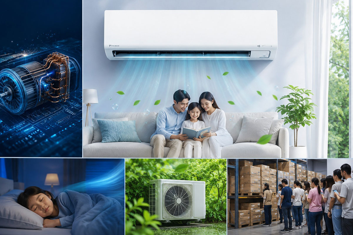 Vì sao điều hòa Daikin 24000btu 1 chiều FTKF71ZVMV đắt nhưng luôn cháy hàng?