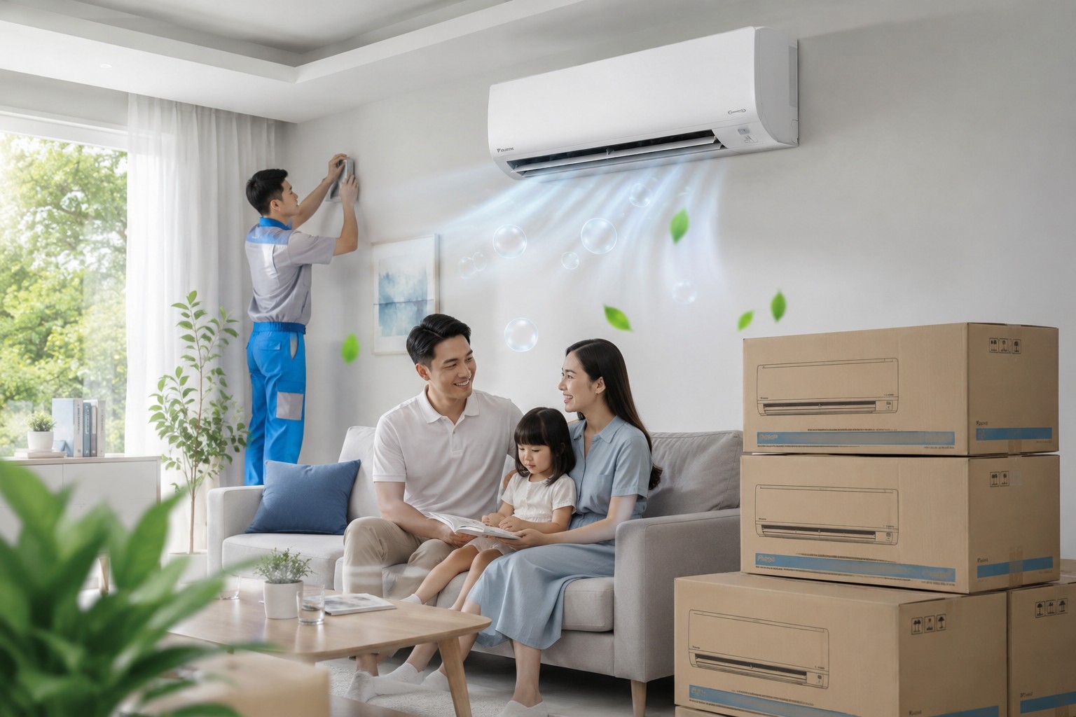 Vì sao điều hòa Daikin 24000btu 1 chiều FTKF71ZVMV đắt nhưng luôn cháy hàng?
